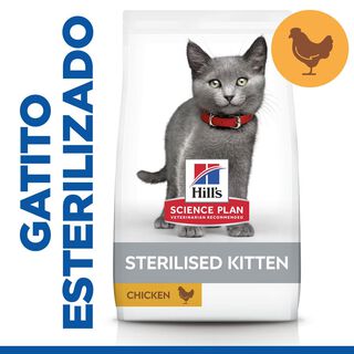   Hill's Kitten Science Plan Sterilized Frango ração